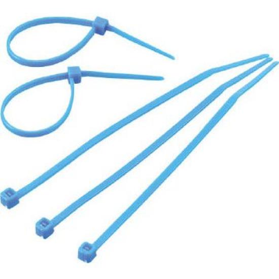 

TRUSCO Cable x Maximum Binding Tie, 4.8mm 368mm, Diameter 105mm, Blue, TRCVR-368B синій