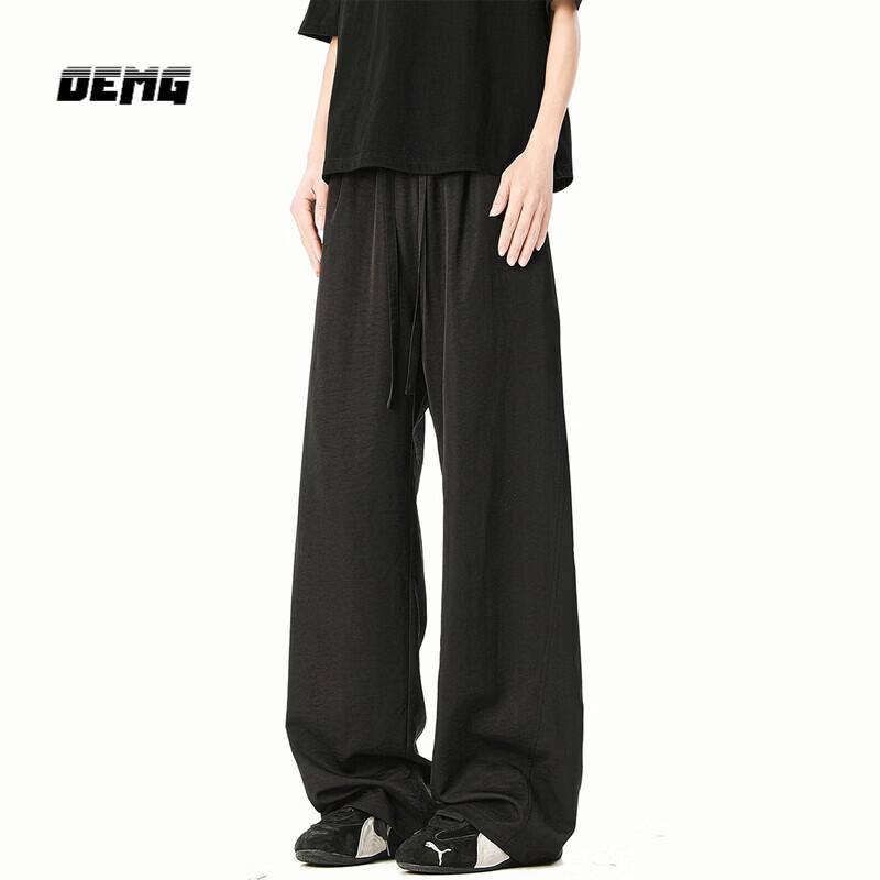 OEMG Men s Cleanfit Draped Loose Quick-Dry Casual Pants XL
