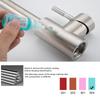 Stainless Steel Kitchen Sink Faucet Universal Flexible Pipe Hot Cold Kitchen Mixer Tap Deck Mounted Bathroom Kitchen Tap