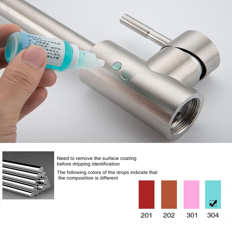 Stainless Steel Kitchen Sink Faucet Universal Flexible Pipe Hot Cold Kitchen Mixer Tap Deck Mounted Bathroom Kitchen Tap