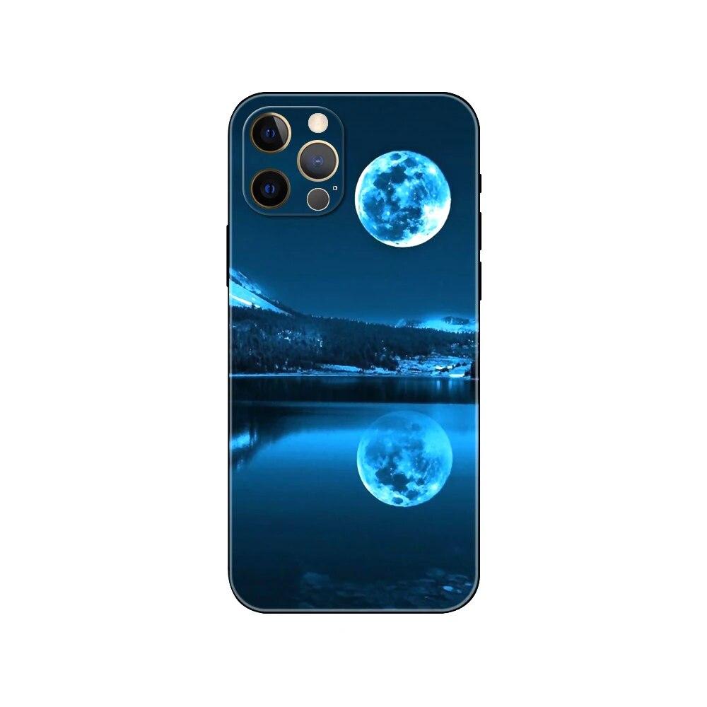 

Чехол для телефона Moon для iPhone Samsung Galaxy Redmi Xiaomi Oppo OnePlus Note SA 7 8 9 10 11 12 13 14 20 21 22 23 53 54 Pro Max Plus Ultra TPU Soft iPhone 13