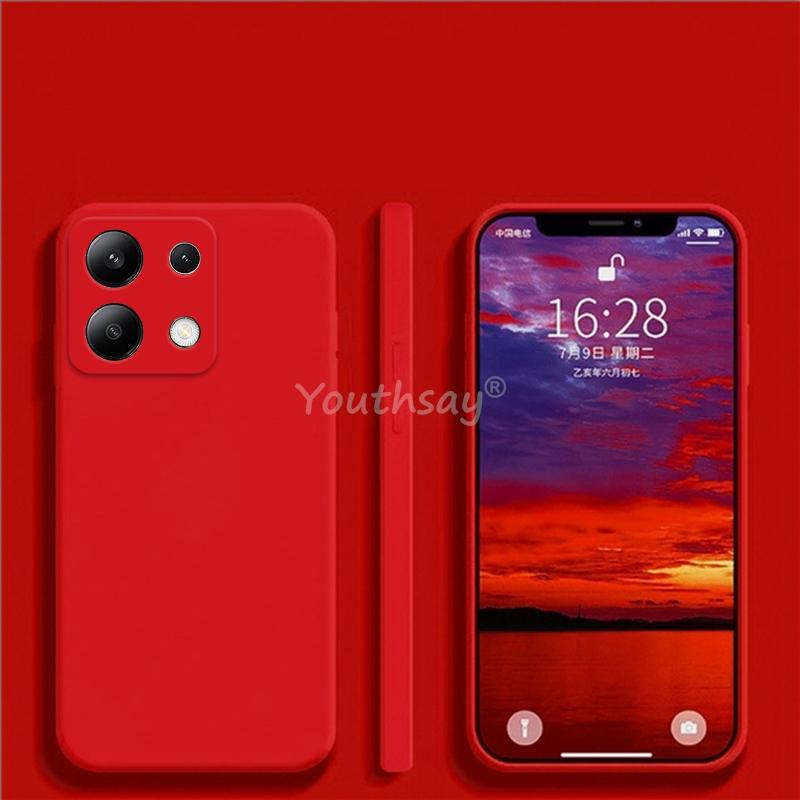 

Для Xiaomi Redmi Note 13 Чехол Для Redmi Note 13 Чехол Силиконовый Простой ТПУ Противоударный Защитный Чехол Для Телефона Чехол Redmi Note 13 Pro Redmi Note 13 4G красный