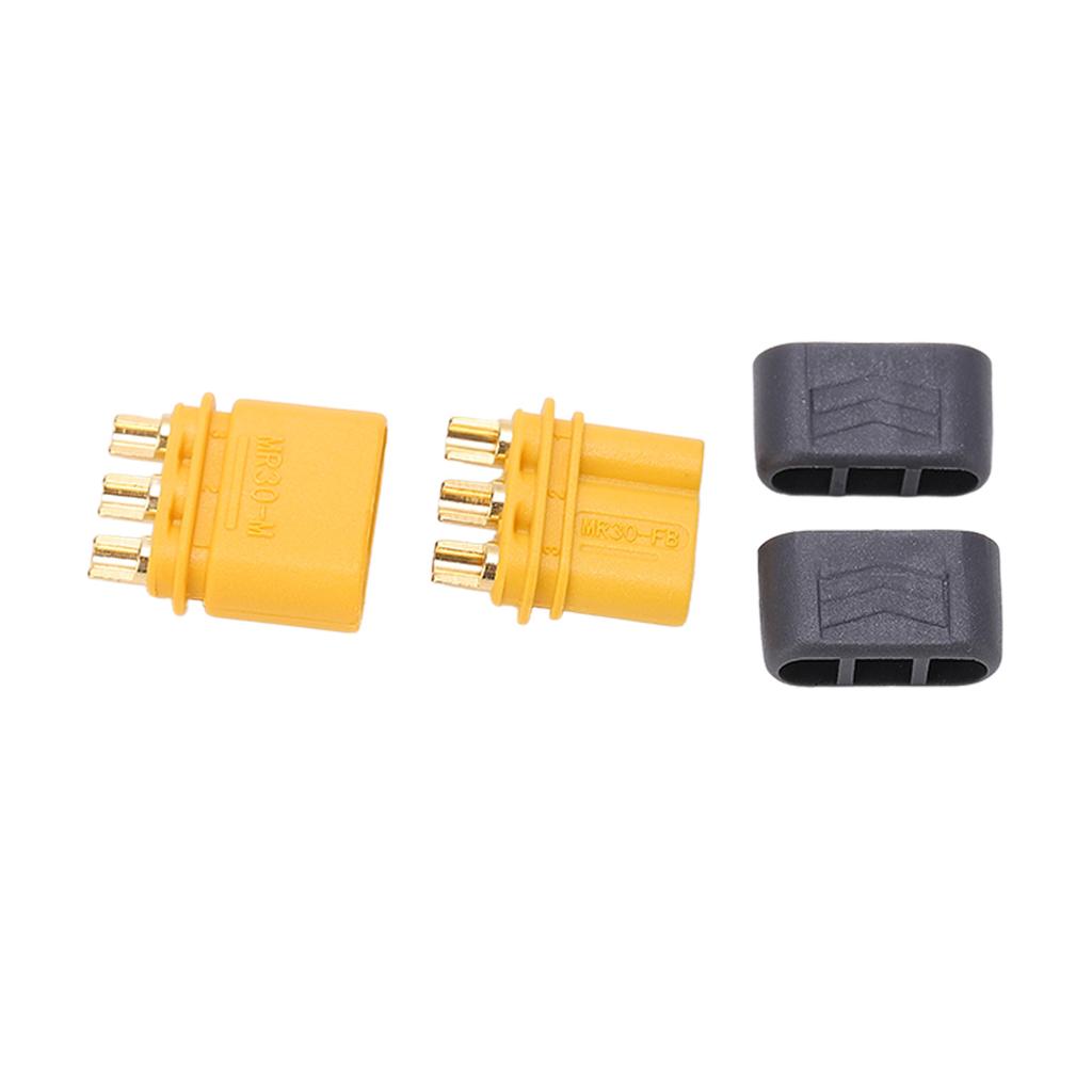 MR30 Upgrated Connector Plug Female and Male Connector Plugs Gold Plated for RC Parts