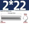 304 Stainless Steel Slotted Spring Pin, Cylindrical Shaft Pin, Locating and Hollow Pin (M5-M12)
