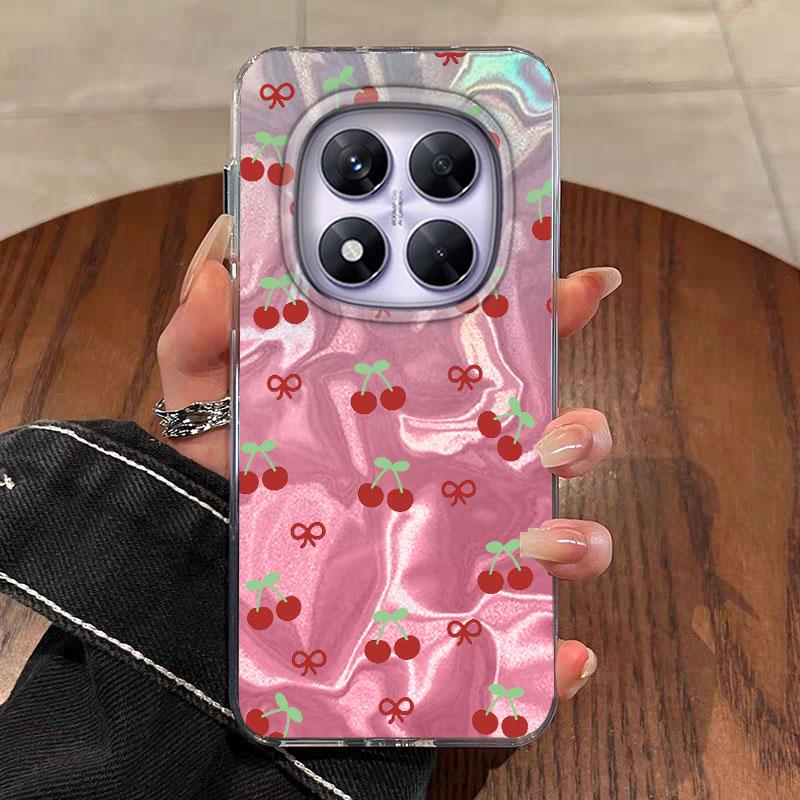 Case For Redmi Note 14 13 15 Pro 5G 13 13C 14C 15C A3 A5 Phone Cover Summer Vibes Funny Snow Mountain Bumper Protective Silicone