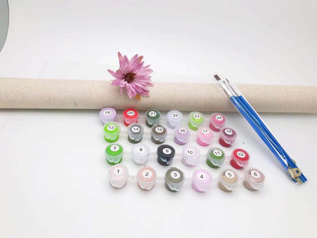 Romantic City Night DIY Painting By Numbers Abstract Picture Modern Wall Art Canvas Painting Gift