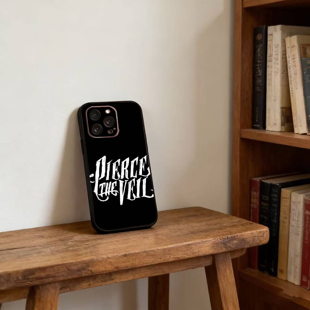 P-Pierce The Veil Band Phone Case For iPhone17,16,15,14,13,12,11 Plus,Pro Magnetic with Magsafe Wireless Charging