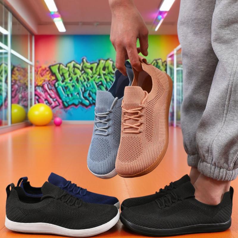 Women's Casual Wide Barefoot Shoes Unisex Trail Running Non-Slip Minimalist Walking Shoes Fashionable Breathable Men's Sneakers