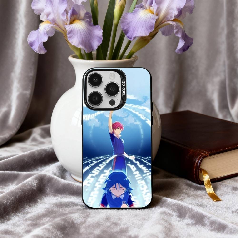 

I-Inazuma G-Game E-Eleven-N Phone Case For iPhone17,16,15,14,13,12,11 Plus,Pro Max Candy Silver Plated Inside Cover iPhone11PROMAX