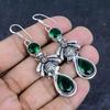 Chrome Diopside Gemstone 925 Sterling Silver Earring 2.56"