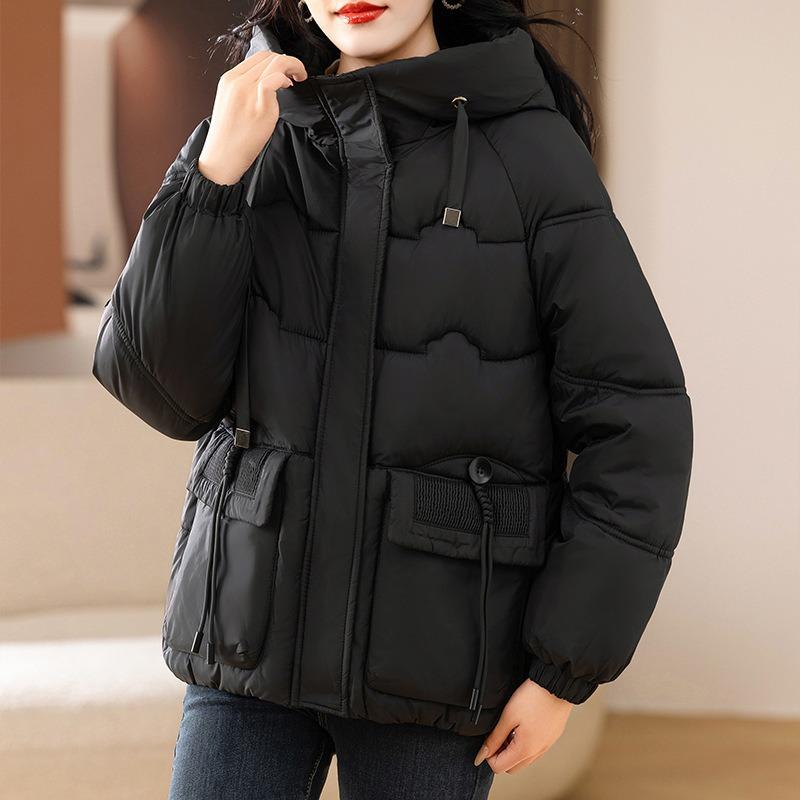 Mom Winter Coat Fashion Old Man Small Loose Cotton-padded Clothes Women's Autumn and Winter Thickened Top