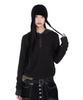 AAKAM Knitted Earflap Beanie (Black)