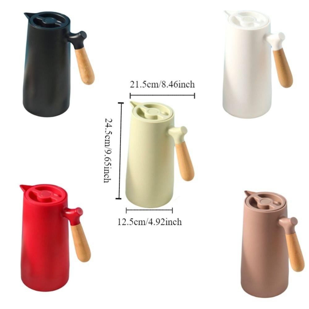 Leak-Proof Thermos Jug Glass Liner Insulated Kettle Practical Vacuum Flask Tea Brewing