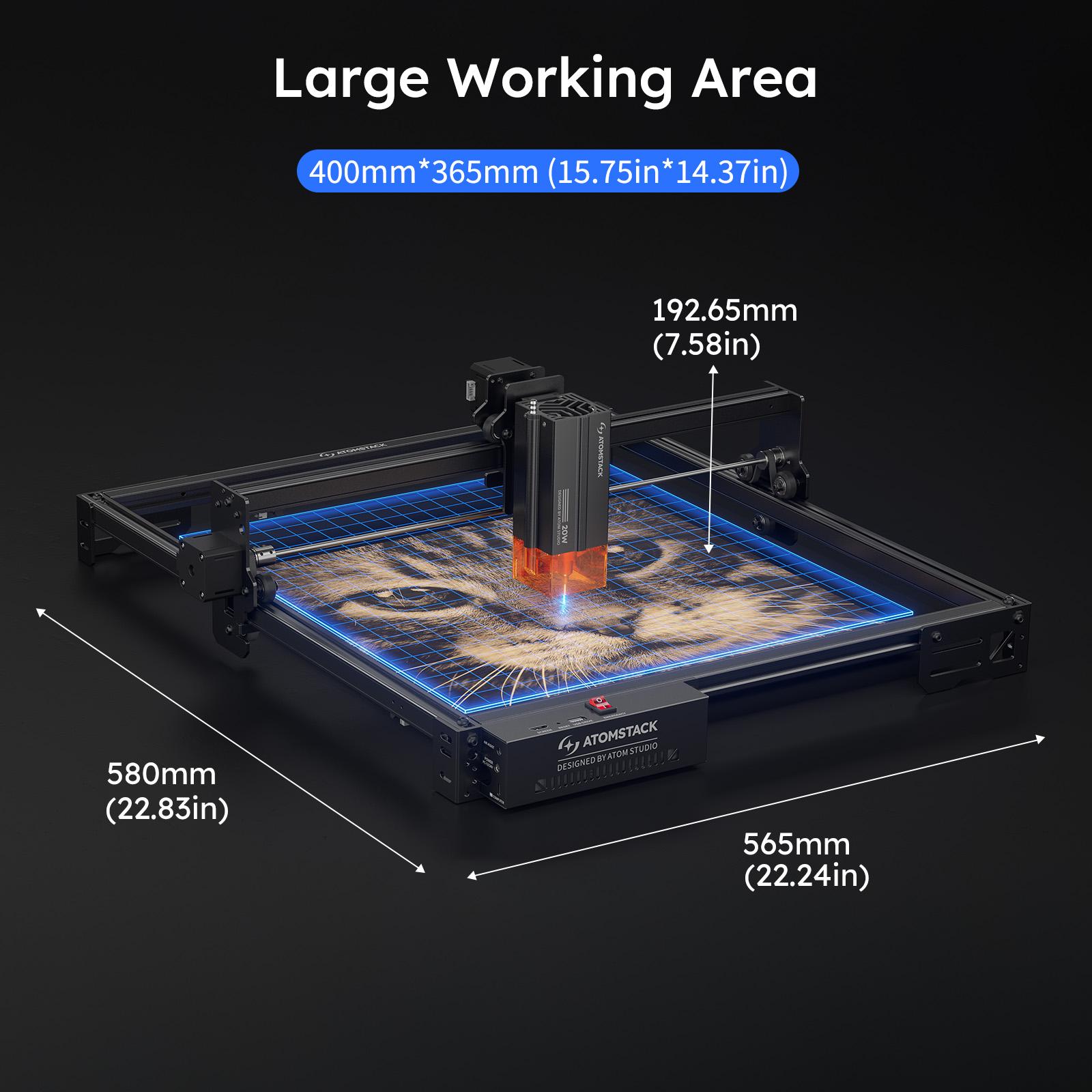 Lāzergravēšanas mašīna AtomStack Black A20 PRO