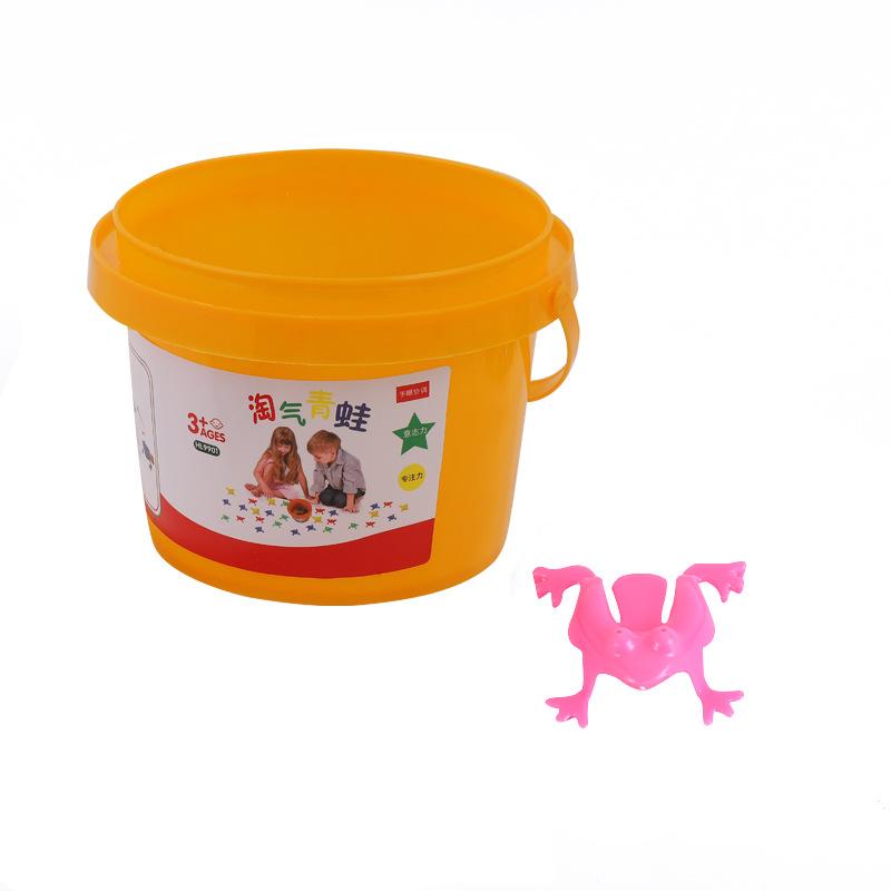 12 Stück Hüpfender Frosch Fidget Spielzeug Fingerdruck Lustiger Hüpfender Frosch mit Eimer Stressabbau Spielzeug Für Kinder Geburtstagsgeschenk