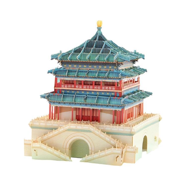 

Traditional Chinese New Year Greeting Card Paper Sculpture Bell Tower Festival Greeting Card for Birthdays New Year Gift 1