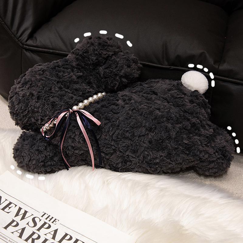 

Плюшевая кукла-подушка «Жемчужный кролик» - Рождественский подарок и подушка-прищепка для ног 50cm 400g