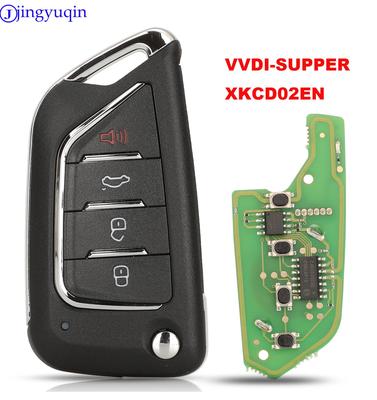 Xhorse Jingyuqin Universal Remote Car Key With 4 Buttons For VVDI Key Tool/VVDI-Supper XKCD02EN