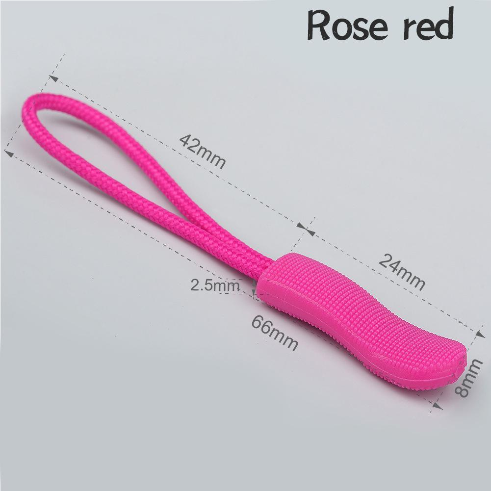 150/100/50/20/10pcs TPU Plastic Puller Injection Zipper Rope Luggage Zipper Pull Handle Pull Tail Zipper Pull Rope