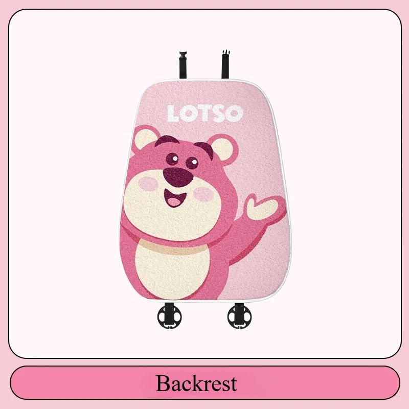 Lotso Mickey Winter Plush Car Seat Cushion Cover Warm Four Seasons Universal Automotive Seat Cover Seat Accessories