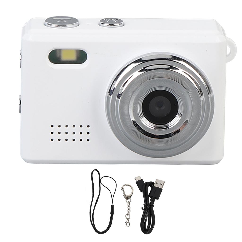 Small Digital Camera 1080P 160 Deg Lens Portable Retro Long Standby CCD Thumb Camera for Video