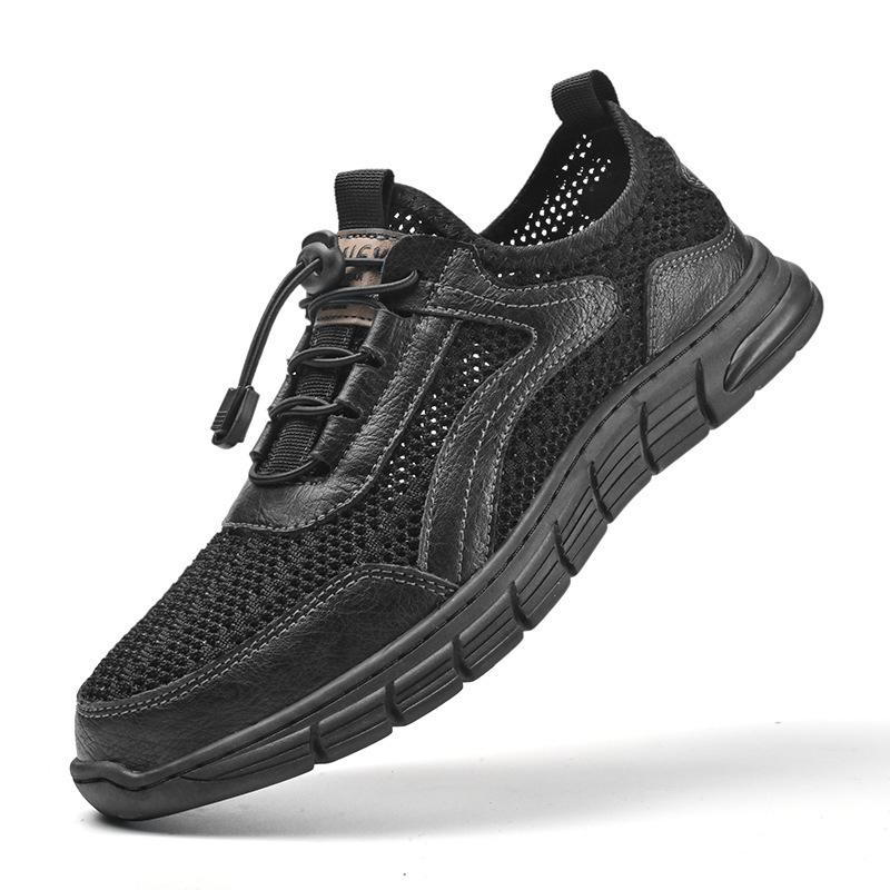 

Кроссовки для походов мужские летние дышащие полые мужские туфли сетчатые кроссовки большого размера модные легкие мягкие подошвы повседневные туфли мужские 46