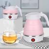 Collapsible Electric Kettle Portable Water Boiler For Travel Camping Caravan Boat Hiking Business Trip Home Use