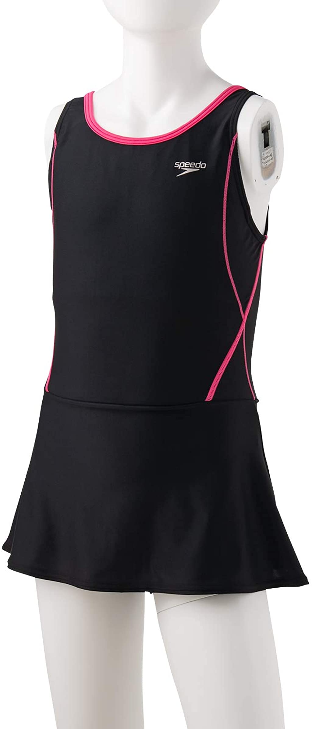 

Speedo Rode Skirt Suit, School Swimsuit for Girls, SFG02016, Black/Pink, Size 170