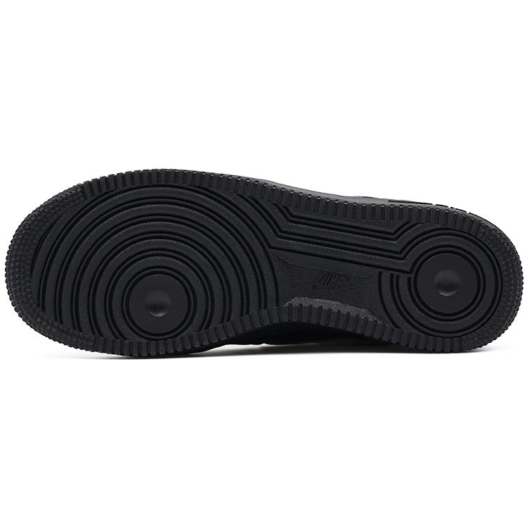 Nike Air Force 1 Slip Resistant Abrasion Resistant Low Top Skateboard Shoes Unisex Black White CW2288-001(Team91- S02)