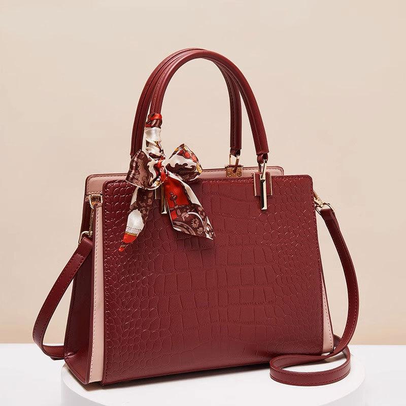Atmospheric Red Bag Women'S Middle School Mother Wedding Bag Wedding Mother-In-Law Fashion Messenger Handbag
