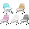 Acrylic Low Stool Universal Wheel Shoe Changing Stool Backrest Stool  Changing Shoes Use