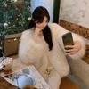 Imitation Fur Jacket Women's Clothing Winter New Imitation Fox Hair Short Temperament Socialite Hair Light
