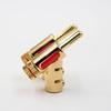 of Banana Plug 24K Gold Plated [Set 4] Joints, Connectable,