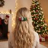 Plastic Christmas Hair Clip Glitter Ponytail Holder Creative Hairgrips Party Hair Accessory