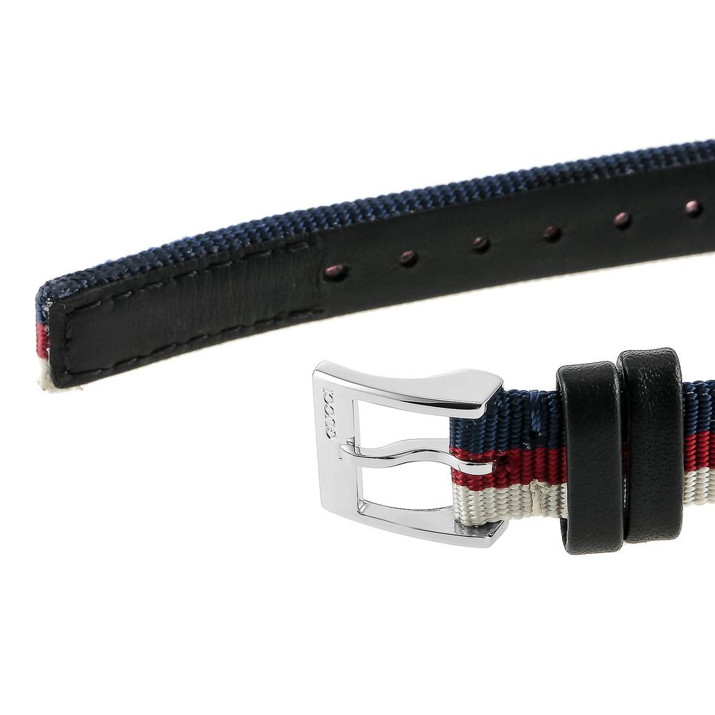 Uhr G Frame Zifferblatt Edelstahl Saphirglas Quarz Schweizer Uhr YA147508 Mehrfarbig [Gucci] G-Frame Weiß/Rot/Marineblau 25,5MM Damen [Artikel]