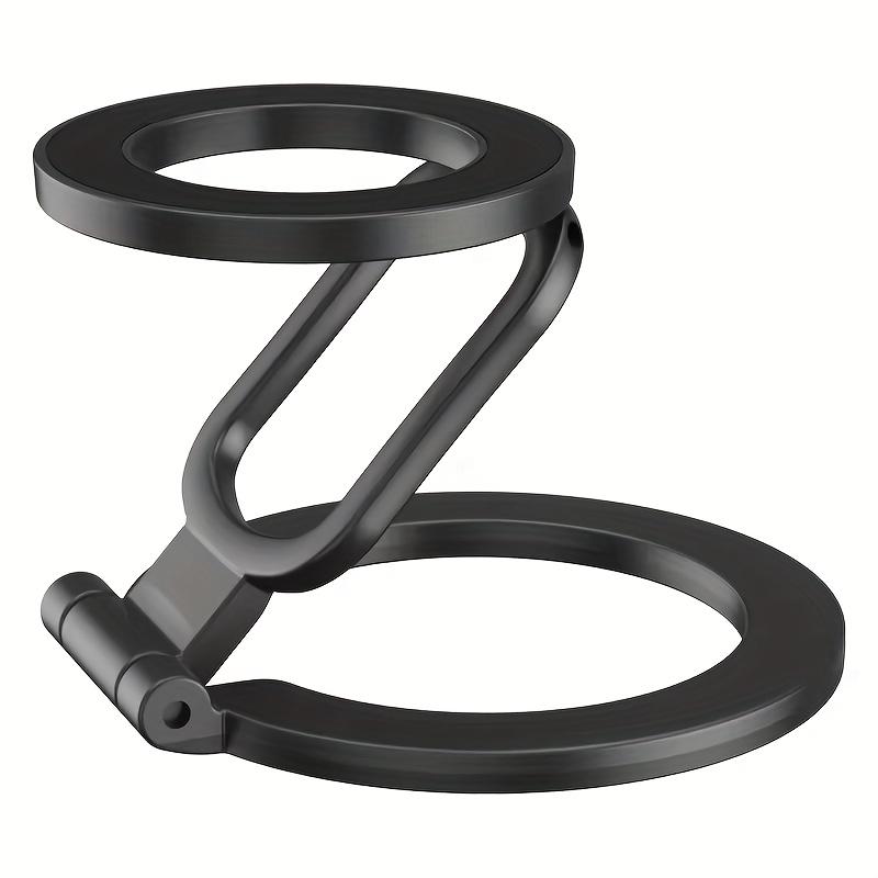 Double Sided Phone Stand Magnetic Phone Ring Holder Kickstand Magnet Grip 360 Degree Rotation Magnetic Finger Ring Support Cellphones Foldable Stand