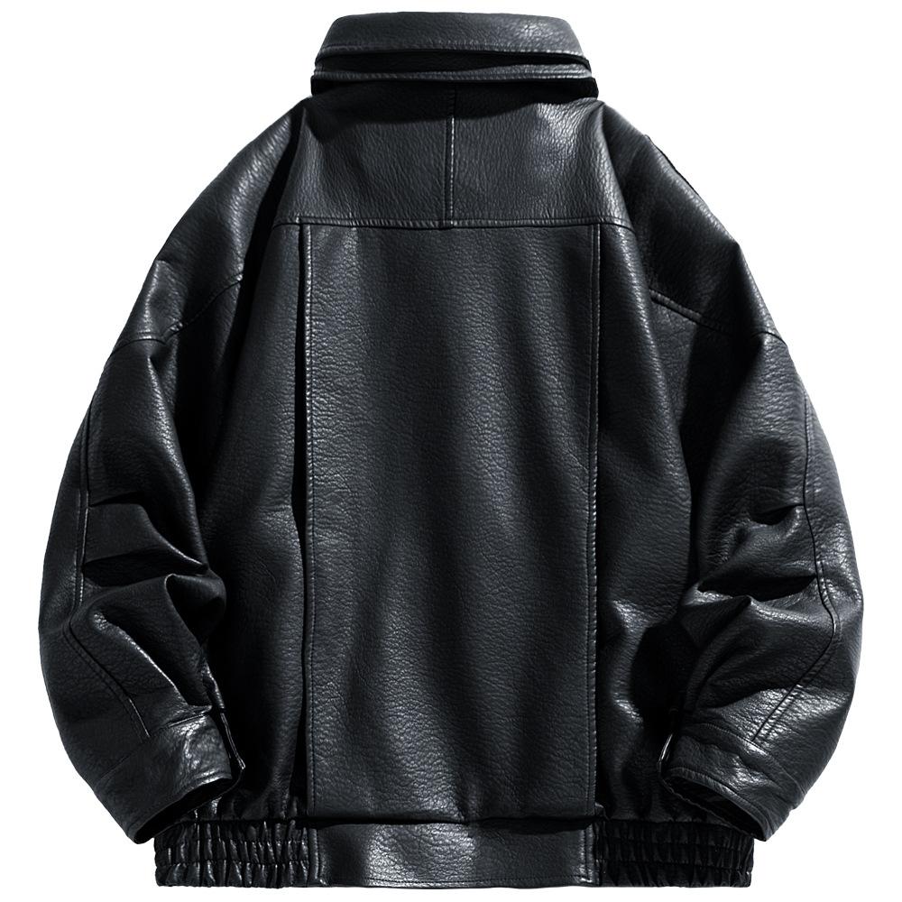 New Two-star Flight Jacket Men's Spring and Autumn Top Leather Jacket Workwear and Many Casual