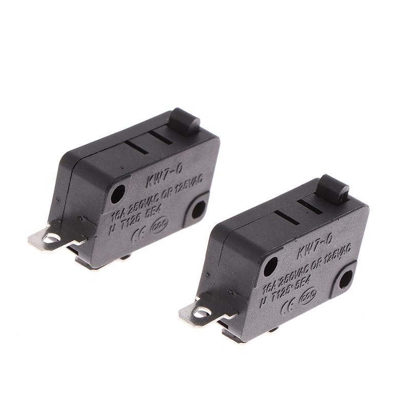 2ks Automatický reset Mikrokoncový spínač Výměna Kw7-0-A Ac125V/250V 16A Stříbrný kontakt omezovač ohřívače vody