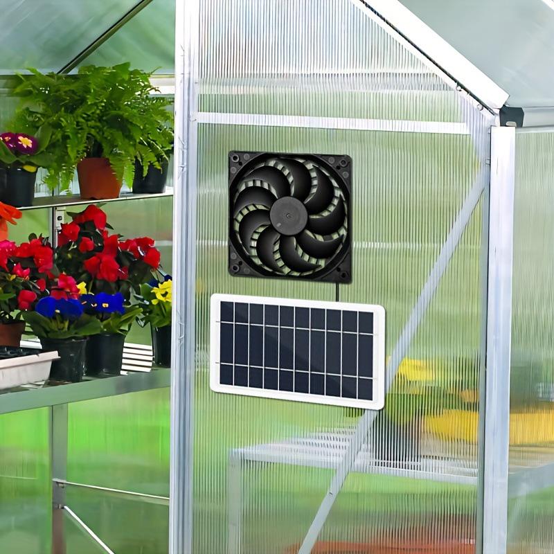 Portable Solar Exhaust Fan for Pets, Poultry, Office, and Outdoor Camping