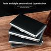 New 5.5 Slim Metal Leather Cigarette Case 20 Pack Portable Personalized Creative Storage Cigarette Box Smoking Accessories