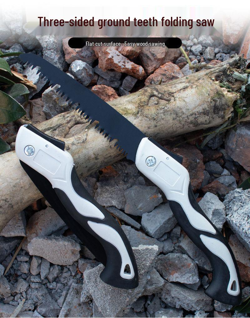 Folding Hand Saw for Outdoor and Indoor Use: Garden, Tree Branch Trimming, Woodworking, and Water Pipe Cutting