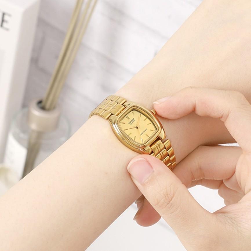 Casio Mineral Glass Square Round Classic Formal Womens Watch 5 Colors