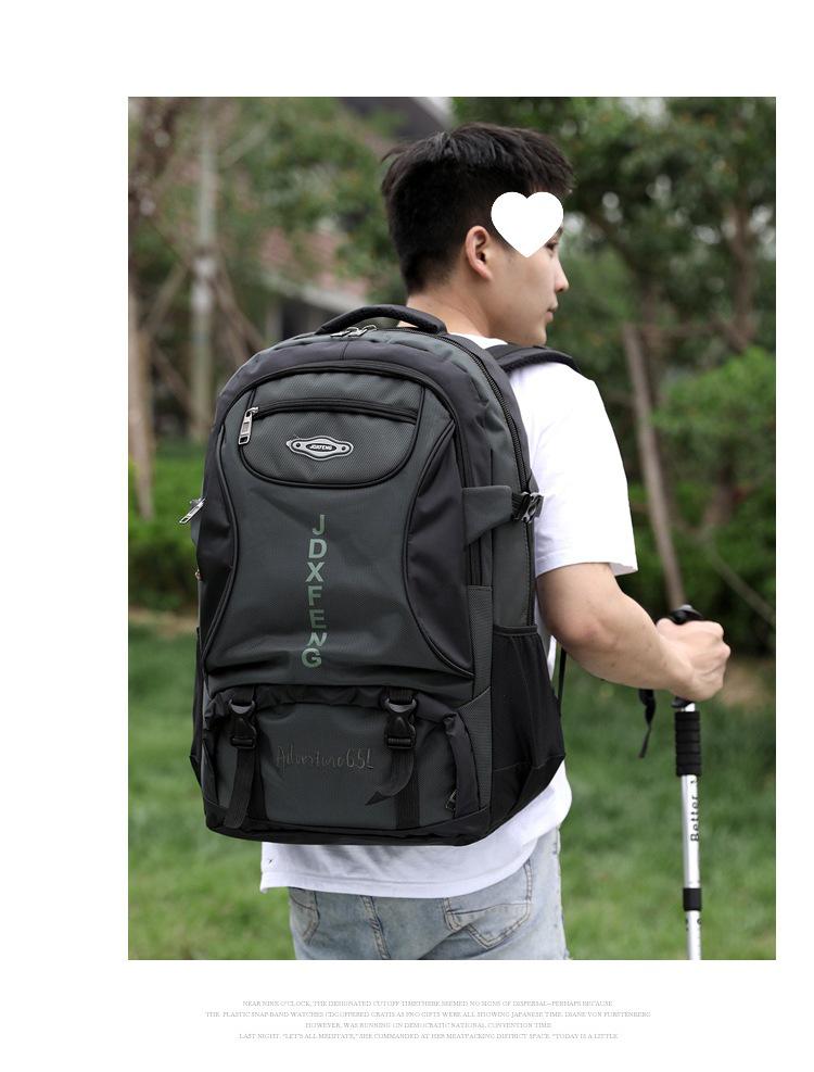 Herren Multifunktionaler Rucksack mit großem Fassungsvermögen für Outdoor-Reisen, Bergsteigen und Geschäftsreisen