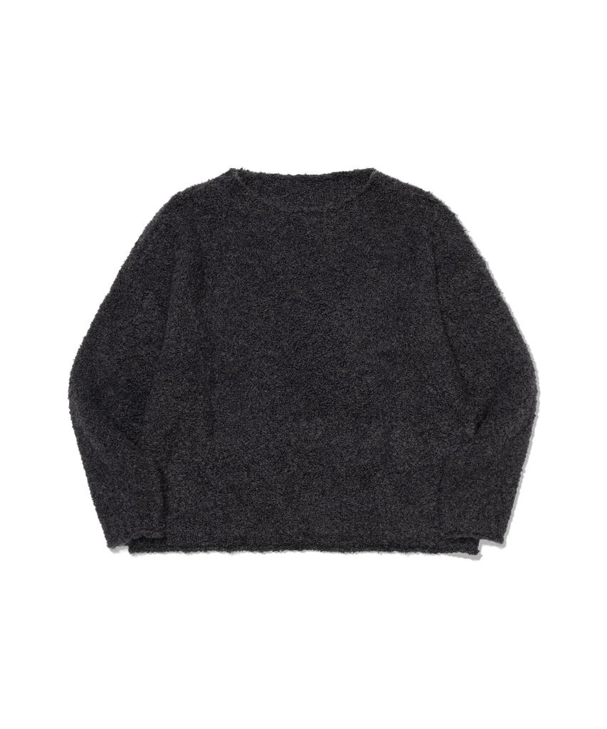 MOAA Bouclé Knit Pullover (Charcoal)