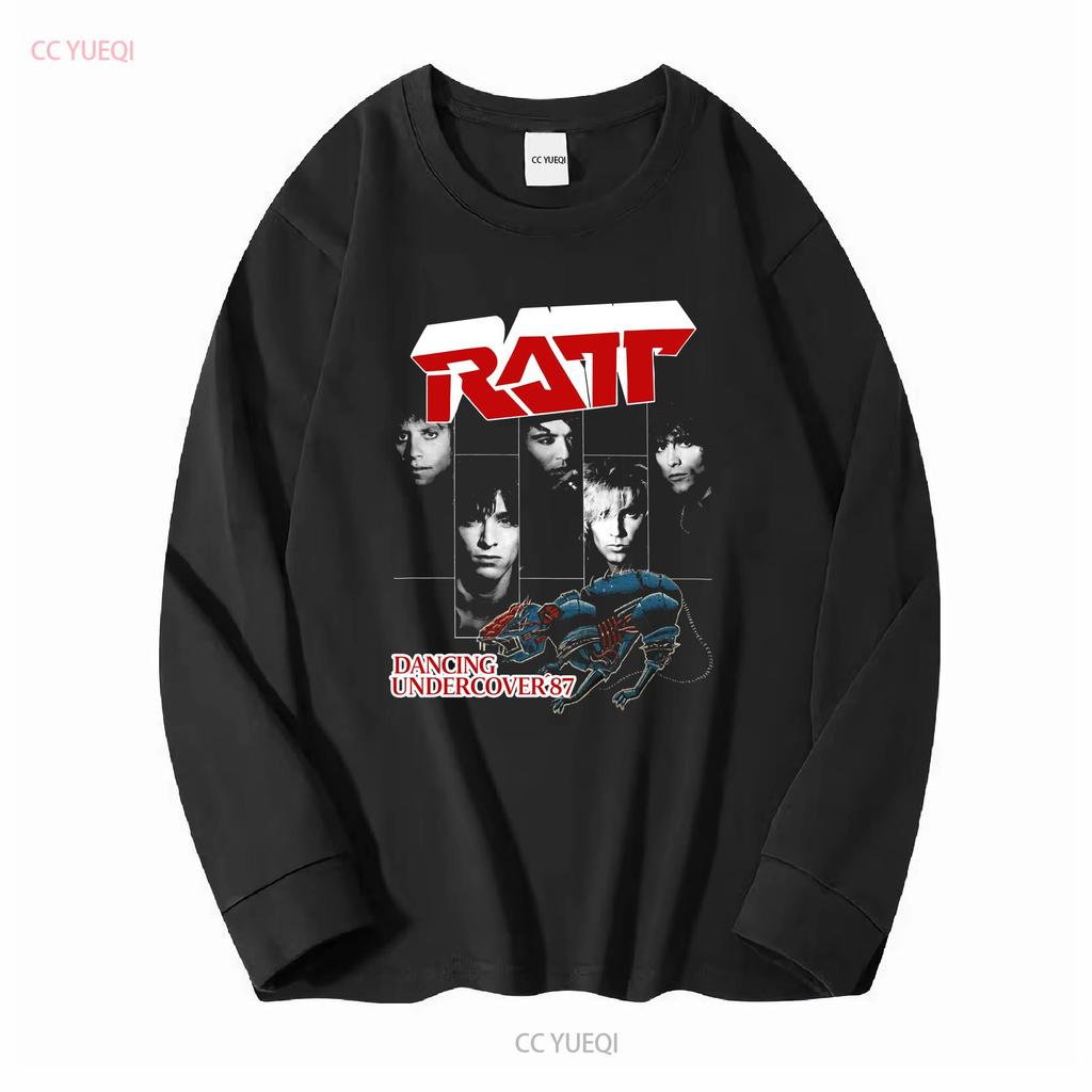 Raro Vtg anni '80 Poison e Ratt 1987 Tour Concerti Maglietta vintage Lavata Elegante abbigliamento firmato Versatile Comodo streetwear