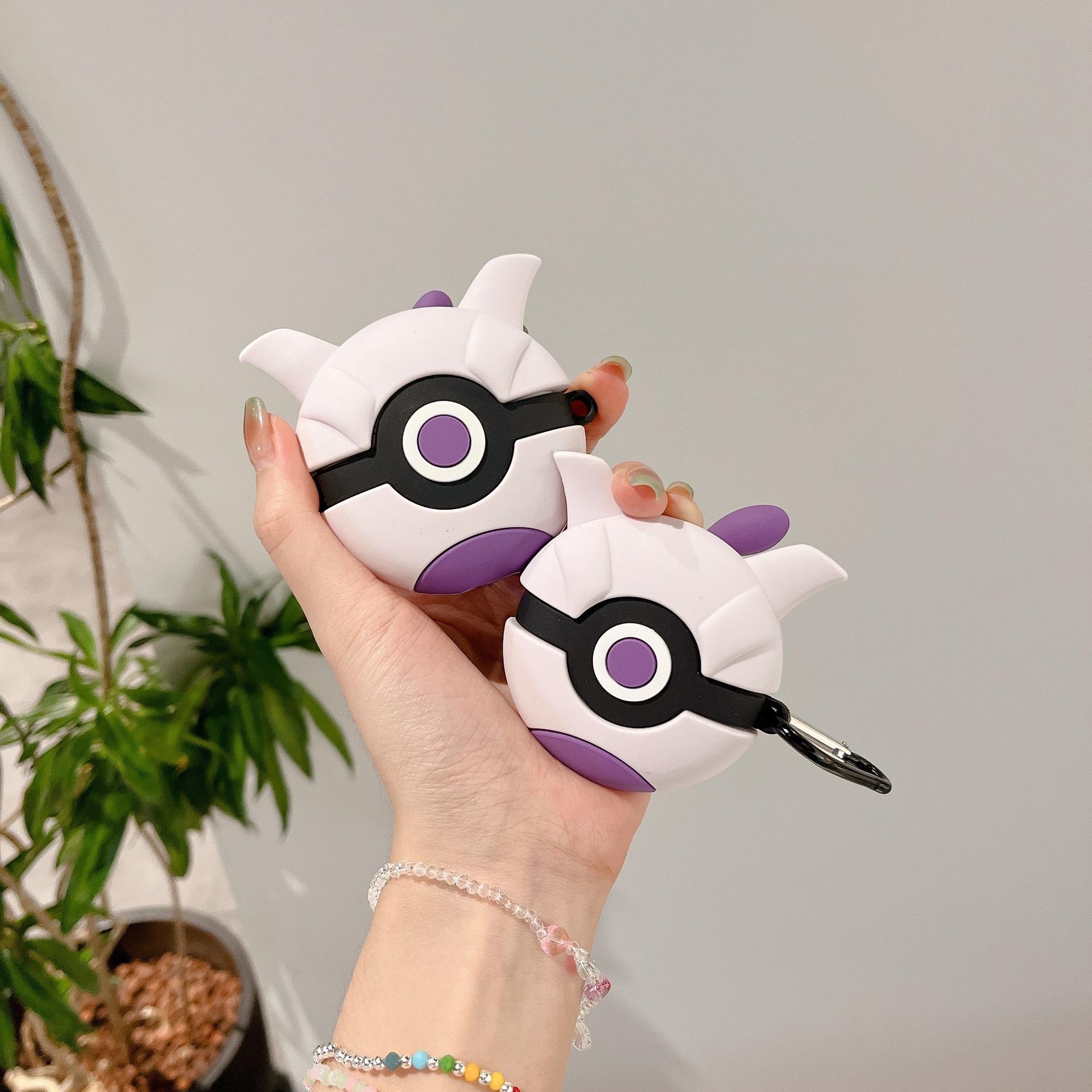 

Pokemon Purple Ball для Airpods Case, противоударный защитный силиконовый чехол для наушников для Airpods Pro 2 Case For Kids Funda airpods pro 2 2022