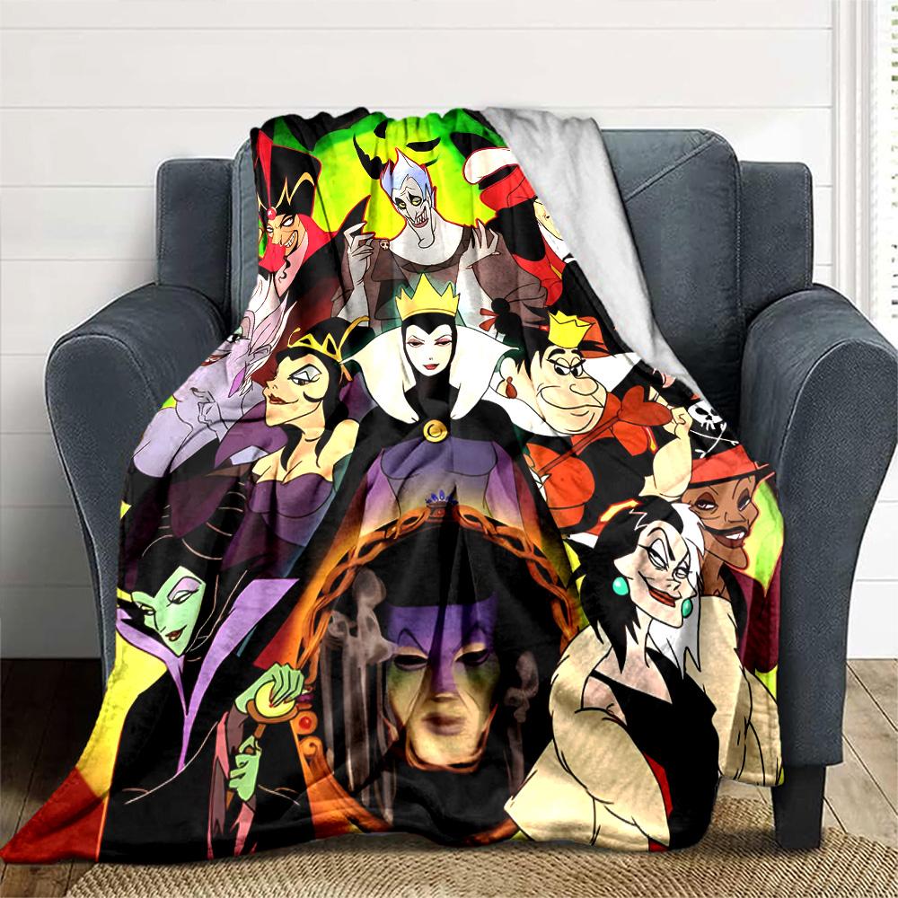 1pc Villains2 Blanket, Gift, for Men and Women, Soft Blanket, Good for Sofa Bed Couch Travel, Lightweight Flannel Blanket