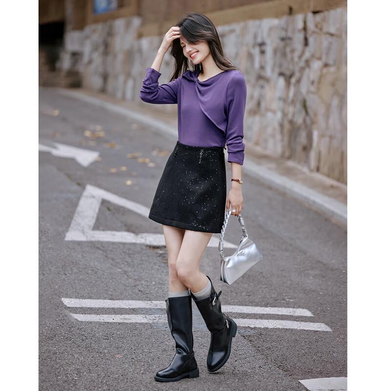 Shineflow Sparkling A-Line Mini Skirt