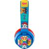 Casque audio bluetooth Pat Patrouille - Taille ajustable - 10 heures d autonomies - Cable USB inclus