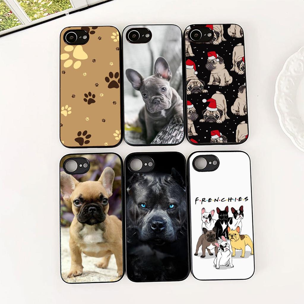 Hülle für Samsung Galaxy S10 S8 S9 Plus A33 A34 A31 70 A71 A72 Note 20 9 8 S10E Handyhülle Cure Art Pfote Französische Bulldogge Hund